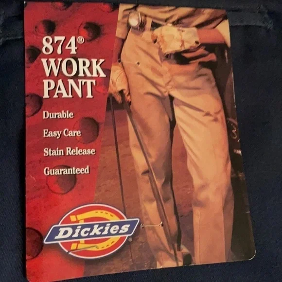 Dickies 874 Work Pant 38X32 and 40x32 NWTs Dark Blue - Picture 4 of 6